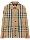 BURBERRY CHECK-PATTERN SHIRT JACKET