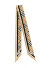 Burberry Rectangular Check Pattern Mens Scarf Accessory In Neutral