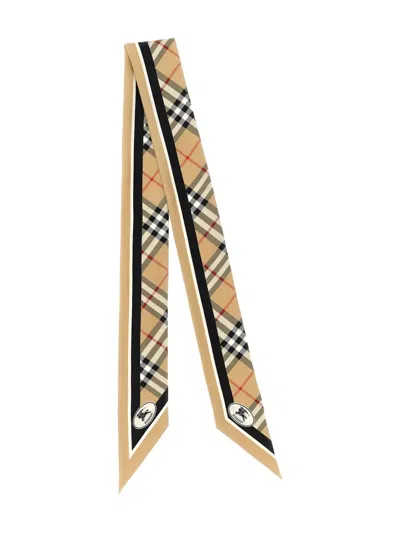 Burberry Rectangular Check Pattern Mens Scarf Accessory In Multi