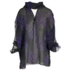 Burberry Silk Check Blouse