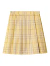 Burberry Check-pattern Skirt