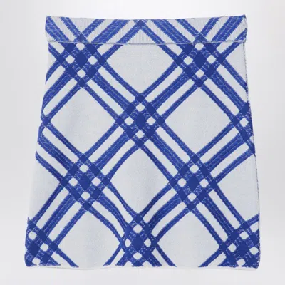 BURBERRY CHECK PATTERN SKIRT IN WOOL