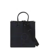 Burberry Check Pattern Slim Vertical Denny Tote