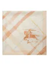 Burberry Check Pattern Square Shell Foulard In Neutral