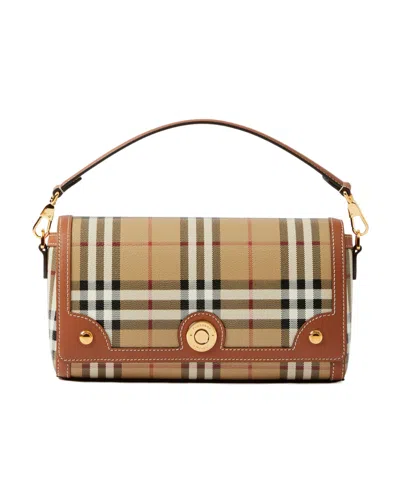 BURBERRY BURBERRY CHECK-PATTERN TOTE BAG