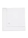 Burberry Check Pattern-trim Cotton Blanket In White