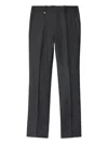 Burberry Check Wool Cashmere Tailored Trousers