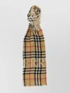 Burberry Check Wool Scarf Scarves And Foulards Multicolor