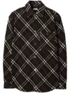 Burberry Checked Button-up Shirt In Brown
