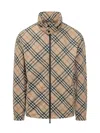 Burberry Check Pattern Zip Jacket In Mini Style In Multi