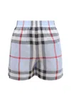 BURBERRY CHECK PATTERNED BERMUDA SHORTS
