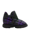 Burberry Check Pillow Boots In Black