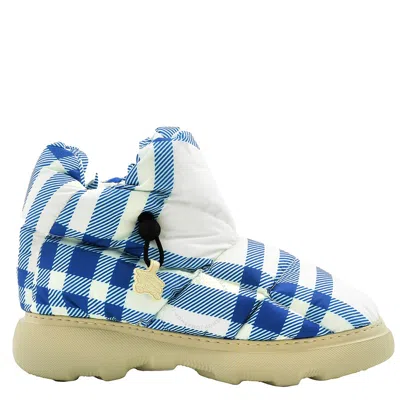 Burberry Check Pillow Drawstring Boots
