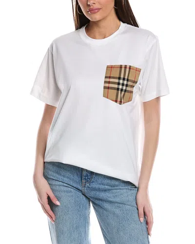 BURBERRY BURBERRY CHECK POCKET T-SHIRT