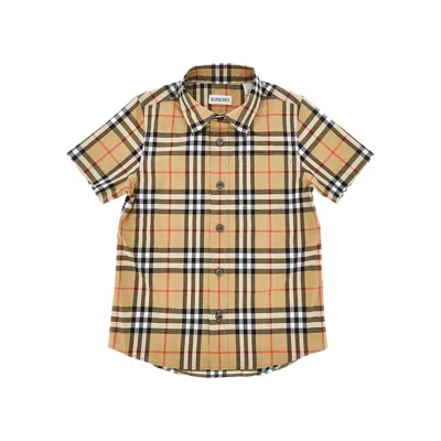 BURBERRY CHECK POPLIN SHIRT KIDS