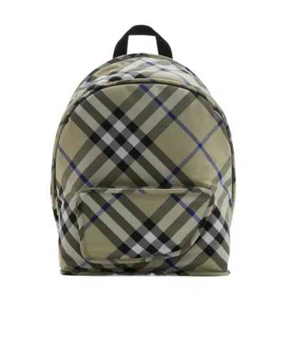 BURBERRY BURBERRY CHECK-PRINTED ZIPPED BACKPACK