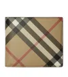 Burberry Vintage Check-pattern Bi-fold Wallet In Neutrals