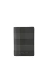 Burberry Check-print Bifold Card Holder In Black