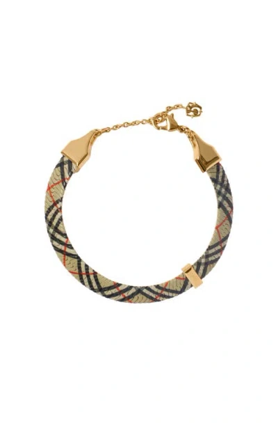BURBERRY BURBERRY CHECK PRINT BRACELET