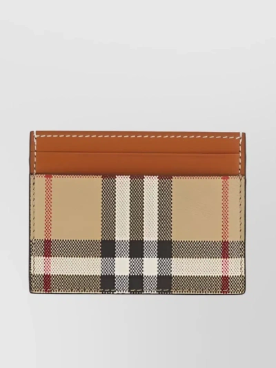 BURBERRY CHECK PRINT CARD HOLDER