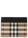 BURBERRY BURBERRY CHECK PRINT CARD HOLDER WALLET