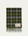 Burberry Check-print Cashmere Blend Scarf In Acre