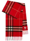 Burberry Check-print Cashmere Scarf In Red