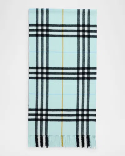 Burberry Check-print Cashmere Scarf In Multi