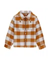 Burberry Cotton Jacket In Brown