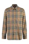 Burberry Check Print Shirt Caxtan In Multi