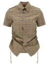 Burberry Camicia In Popeline Ricamato  Donna