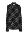 Burberry Signature Check Button-front Shirt In Black