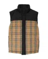 Burberry Coat Beige In Multicolor