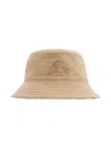 Burberry Boys Sand Ip Check Kids Reversible Wide-brim Cotton-poplin Bucket Hat 12-36 Months In Neutrals