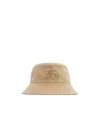 Burberry Kid's Check-lined Reversible Bucket Hat In Nude