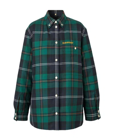 BURBERRY BURBERRY CHECKED LONG-SLEEVED SHIRT