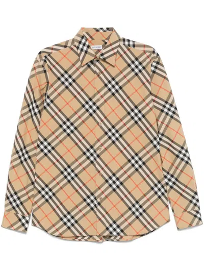 BURBERRY BURBERRY CHECK PRINT SHIRT