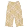 Burberry Check-print Tailored Wool Trousers