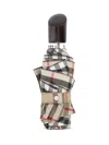 Burberry Sabd Ip Check Compact Umbrella In Multi