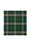 BURBERRY BURBERRY CHECK-PRINTED FRINGED-EDGE SCARF