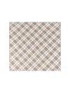 BURBERRY CHECK PRINTED SQUARE SCARF