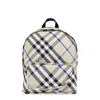 Burberry Check-printed Zipped Polyamide Backpack