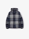 BURBERRY Check Puffer Jacket