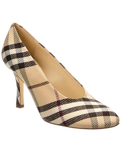 Burberry Check Pump In Neutral