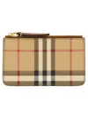Burberry Check Purse In Multicolour