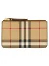 Burberry Check Purse In Multicolour
