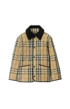 Burberry Checkered Jacket In Sand