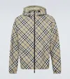 Burberry Checked Reversible Hooded Jacket In Multicoloured