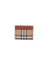 BURBERRY CHECK REASON CARD HOLDER WALLET