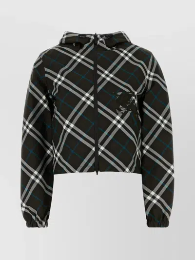 BURBERRY CHECK REVERSIBLE CROPPED JACKET